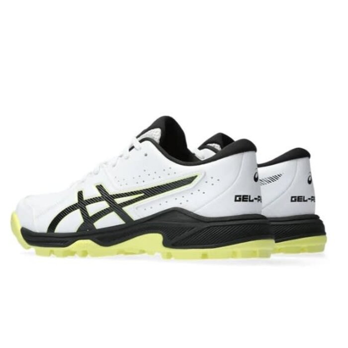 Asics Asics Gel Peake White Glow Yellow Junior Hockeyschoen