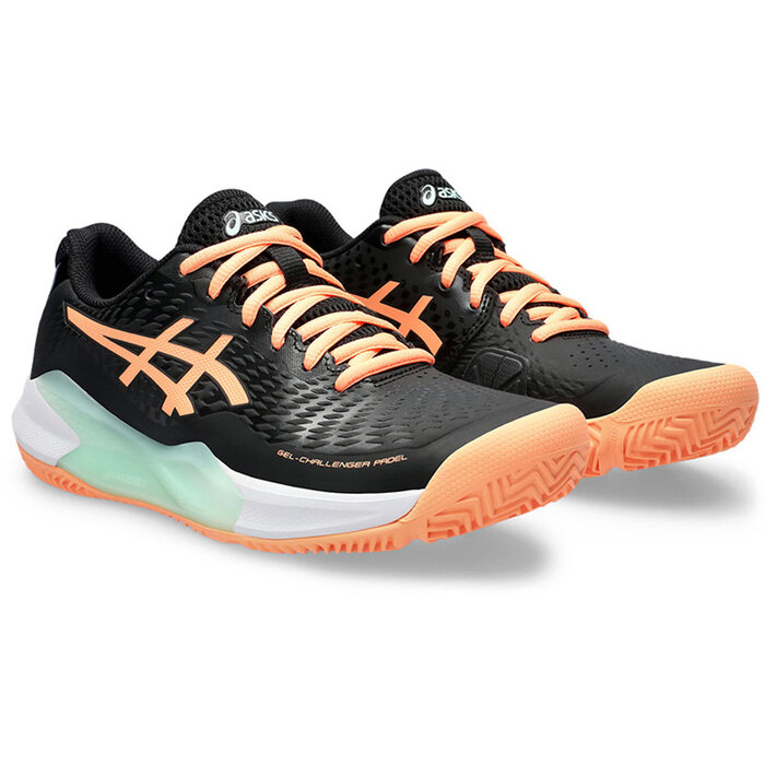 Asics Asics Gel-Challenger 14 Padelschoen Dames  Black/Bright Sunstone