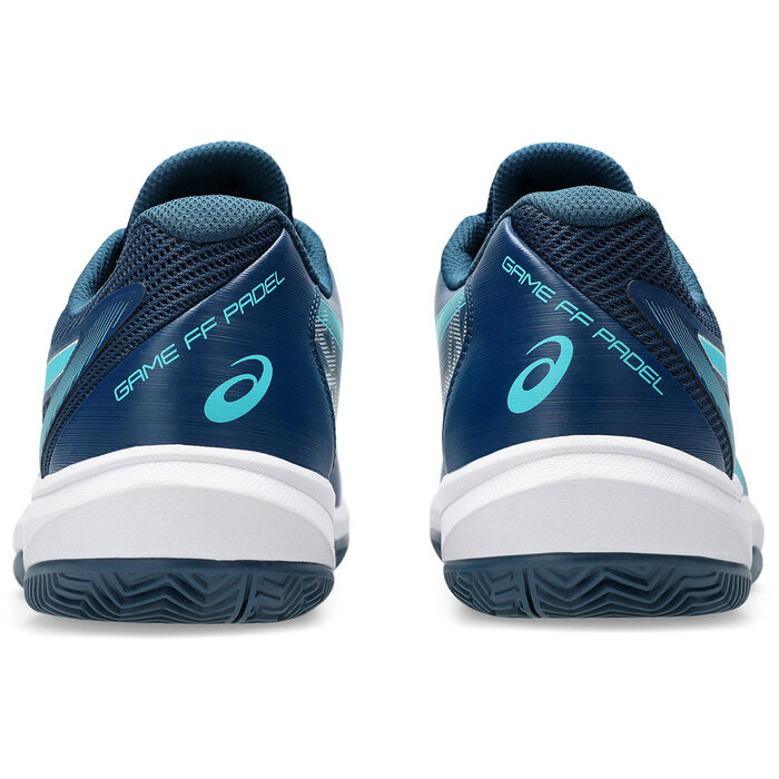 Asics Asics Game FF Padelschoen  Heren Mako Blue/Energy Aqua