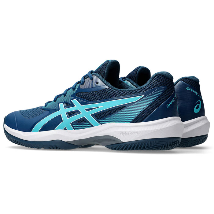 Asics Asics Game FF Padelschoen  Heren Mako Blue/Energy Aqua