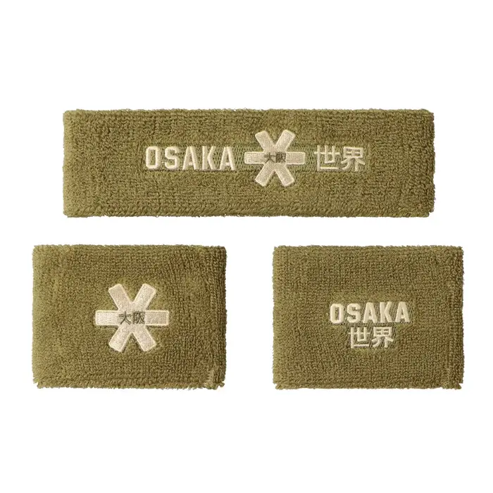 Osaka Osaka Sweatband Set 2.0 Olive