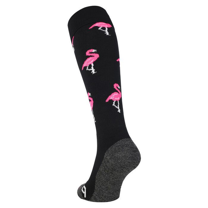 Brabo Brabo Socks Flamingo Zwart Roze