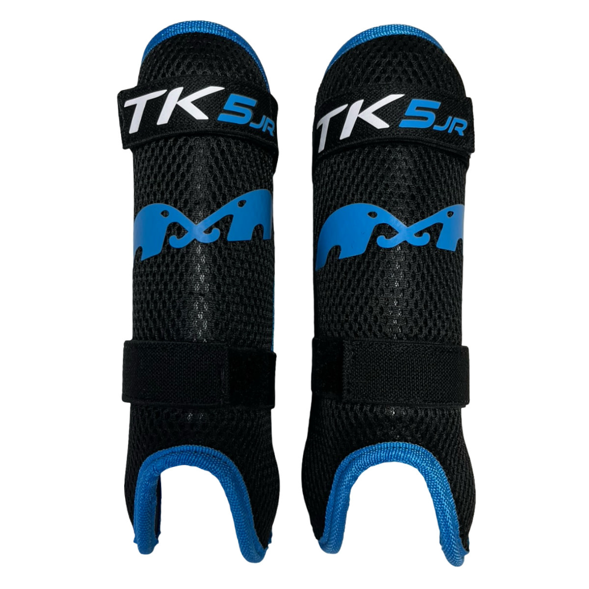 TK TK5 Scheenbeschermers Junior Zwart/Blauw