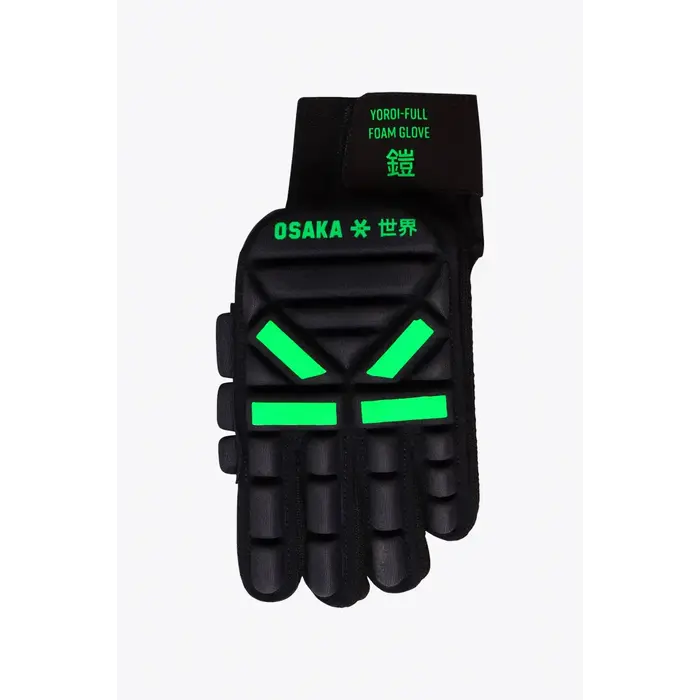 Osaka Osaka Yoroi-Full Foam Glove Indoor Black/Green
