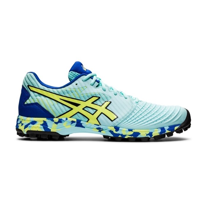 Asics Asics FF Ultimate  Women Blue - Glow Yellow Hockeyschoen