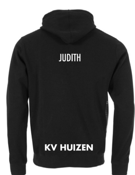 KVH hoodie met bedrukking naam