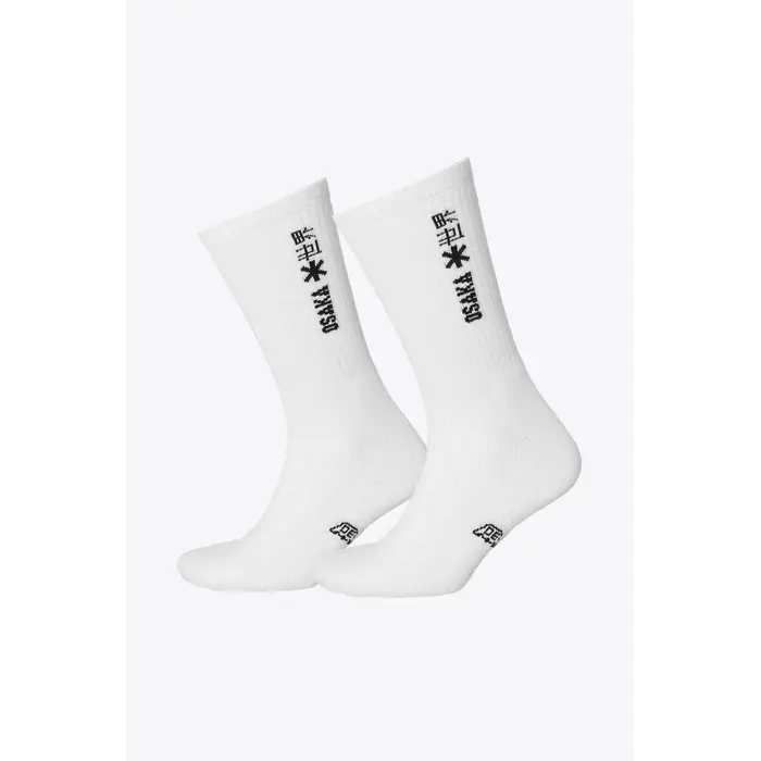 Osaka Osaka Duo Pack Sports Socks White