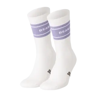 Osaka Osaka Colourway Socks Duo Pack White/Light Purple