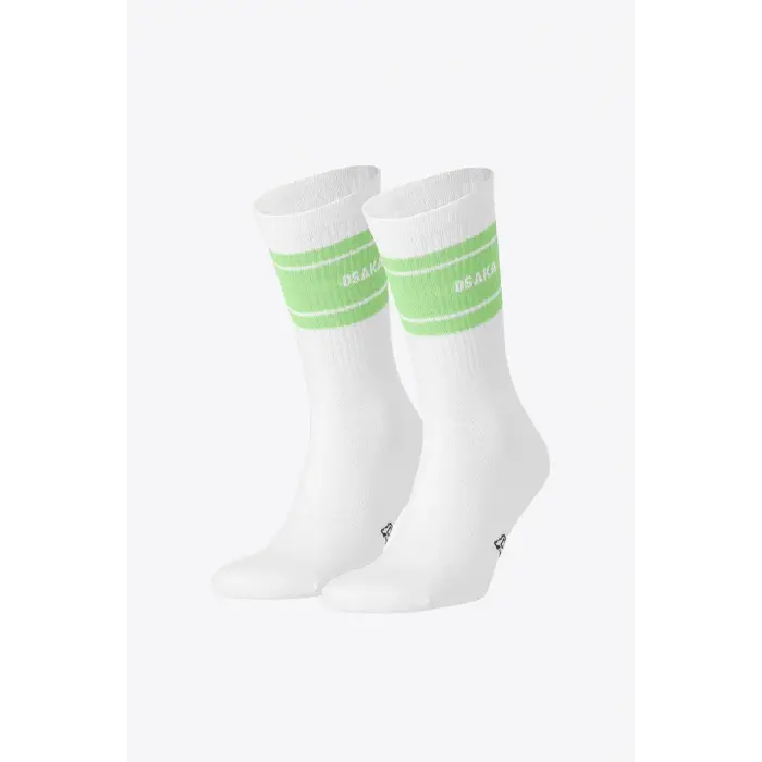Osaka Osaka Colourway Socks Duo Pack White/Jade