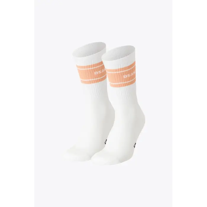 Osaka Osaka Colourway Socks Duo Pack White/Peach