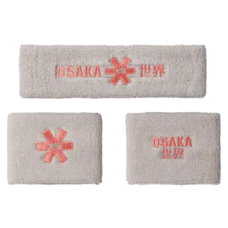 Osaka Osaka Sweatband Set 2.0 Grey Pink