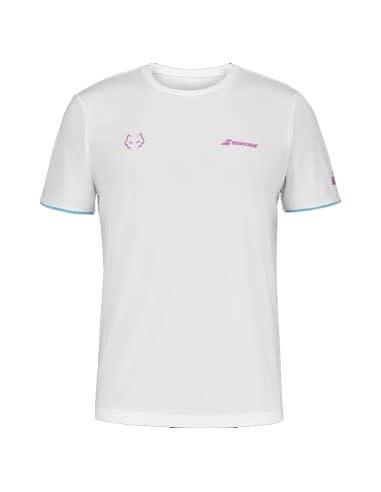 Babolat Babolat crew neck tee lebron white/white