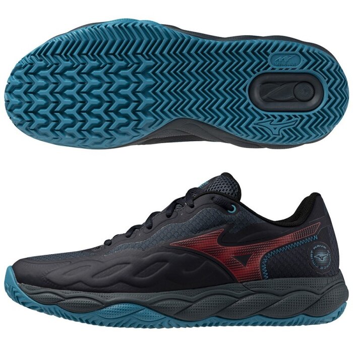 Mizuno Mizuno Wave Enforce Court Padelschoen Zwart
