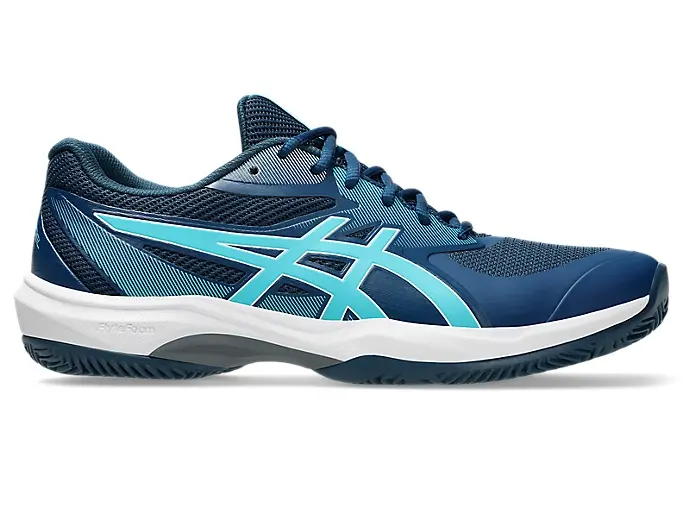 Asics Asics Game FF Padelschoen  Heren Mako Blue/Energy Aqua