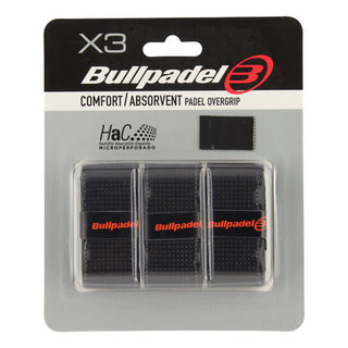 Bullpadel Bullpadel Comfort/Absorbent Overgrip Zwart