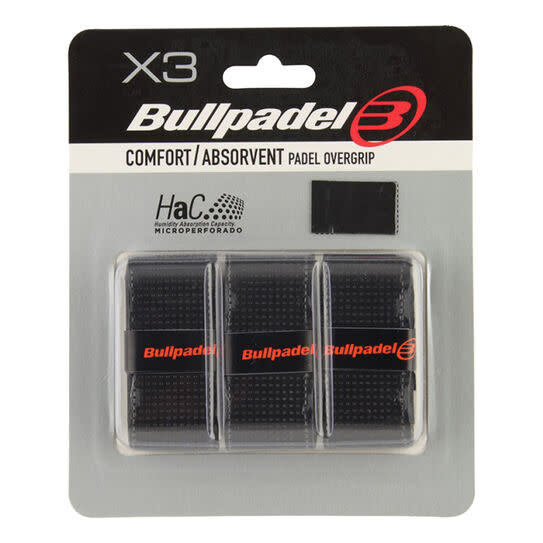 Bullpadel Bullpadel Comfort/Absorbent Overgrip Zwart