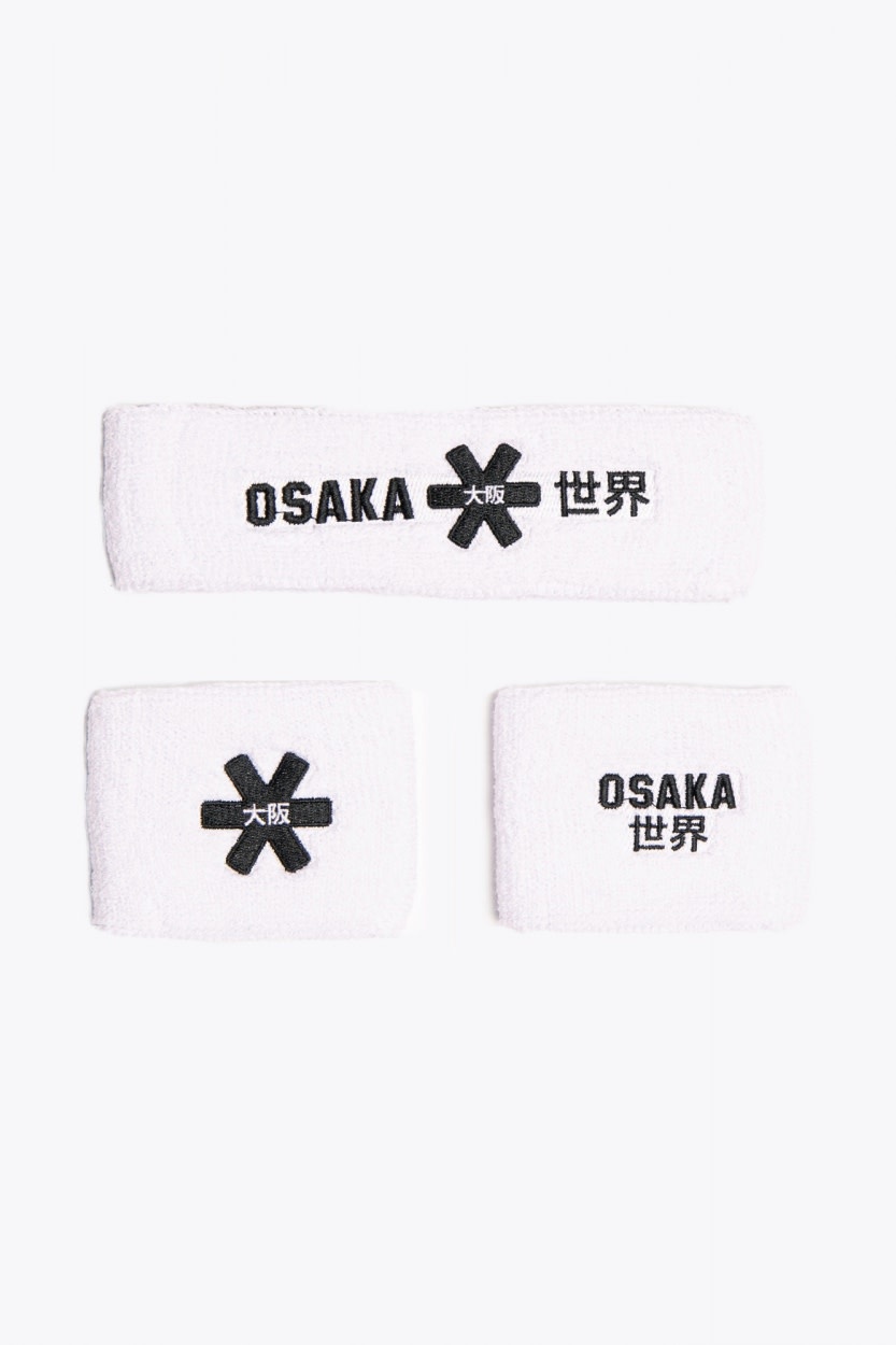 Osaka Osaka Sweatband Set 2.0 White