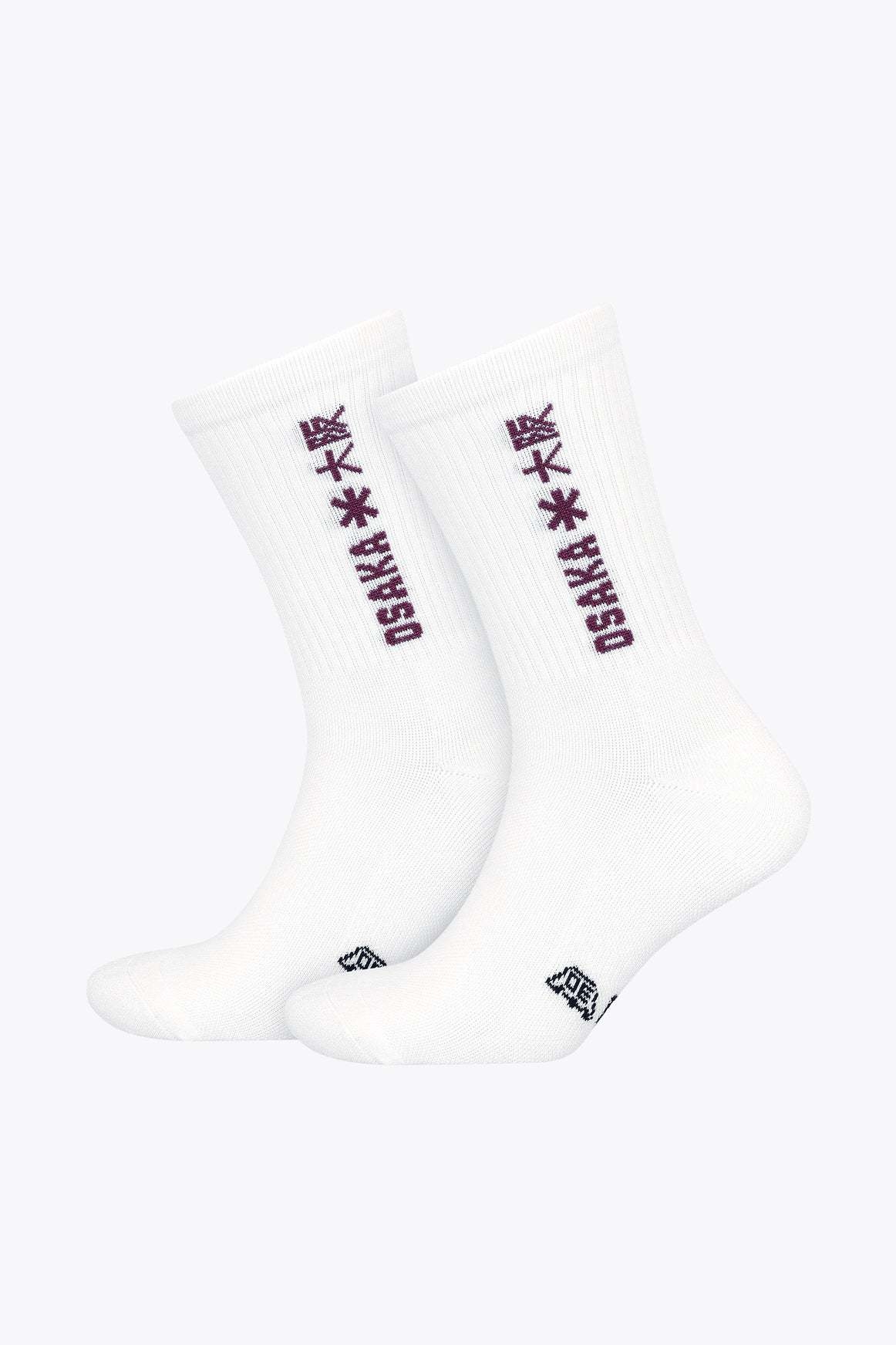 Osaka Osaka Duo Pack Sport Socks White / Bordeaux