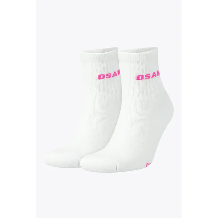 Osaka Osaka Duo Pack Sport Socks Short White Pink