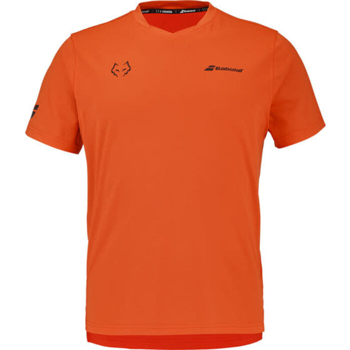 Babolat Babolat Crew Neck Tee Juan Lebron Red/Orange