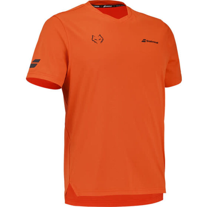 Babolat Babolat Crew Neck Tee Juan Lebron Red/Orange