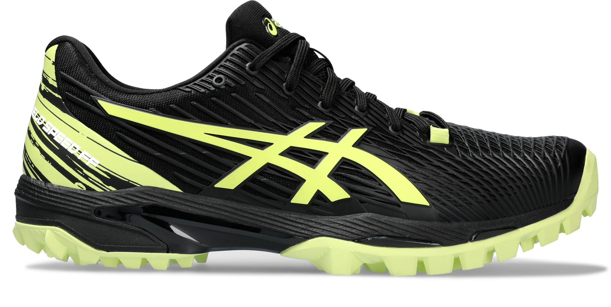 Asics Asics Field Speed FF  Men Black - Glow Yellow Hockeyschoen