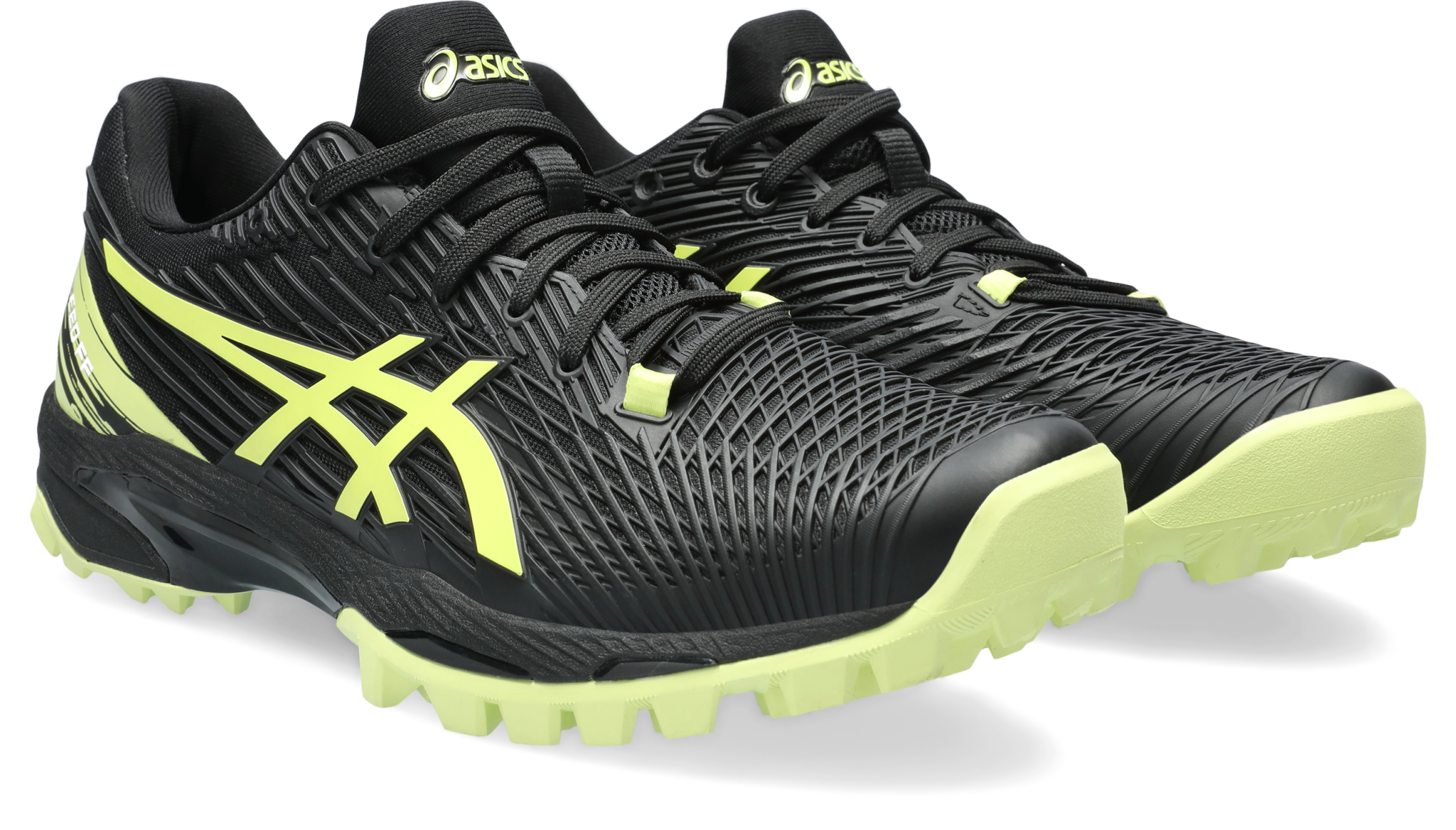 Asics Asics Field Speed FF  Men Black - Glow Yellow Hockeyschoen