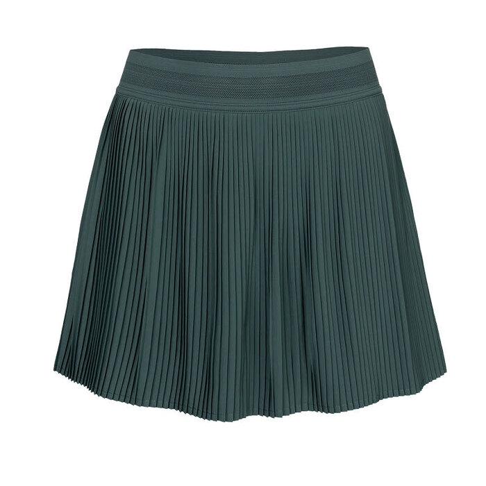 The Indian Maharadja The Indian Maharadja Women Fine Pleated Skirt Hunter Green
