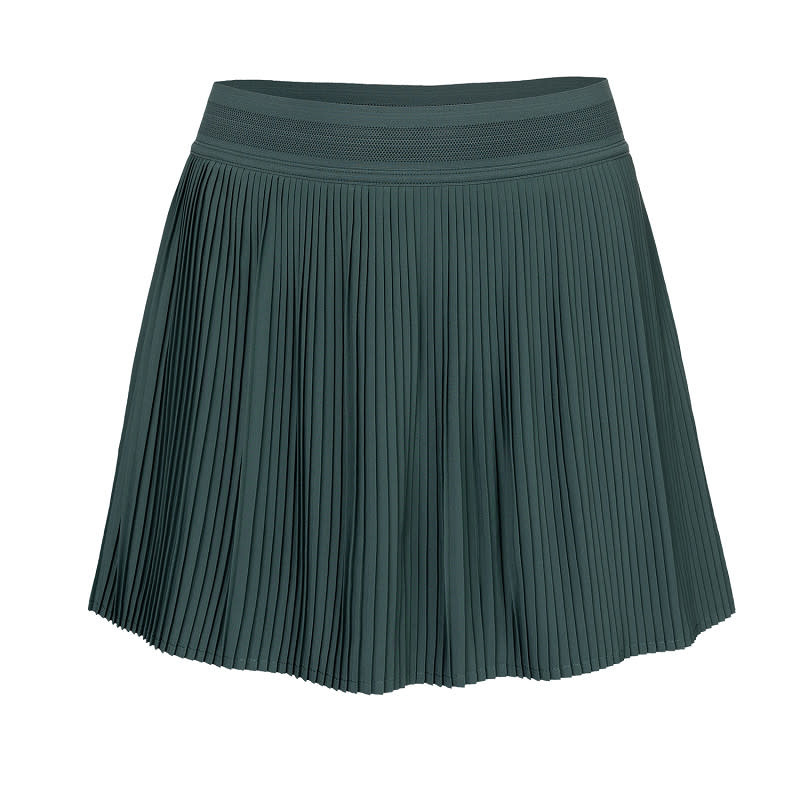 The Indian Maharadja The Indian Maharadja Women Fine Pleated Skirt Hunter Green
