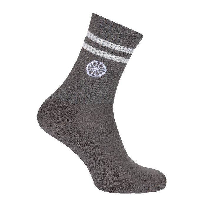 The Indian Maharadja The Indian Maharadja Striped Crew Sock Walnut