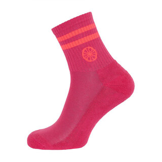 The Indian Maharadja The Indian Maharadja Striped Short Sock Belly Rose