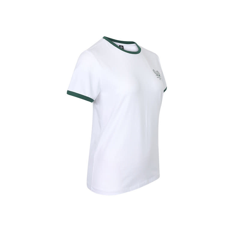 The Indian Maharadja The Indian Maharadja Women Court Cotton Tee Bright White