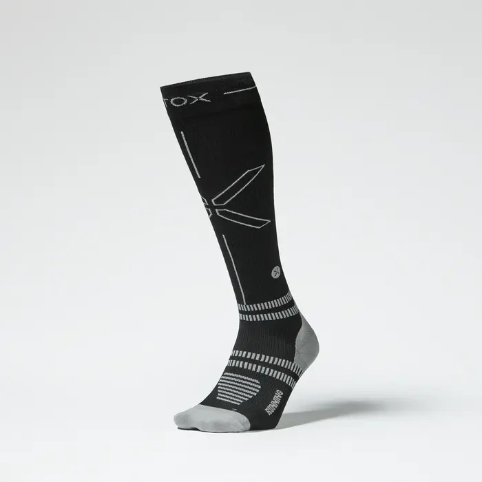 Stox Stox Running Socks Black/Light Grey