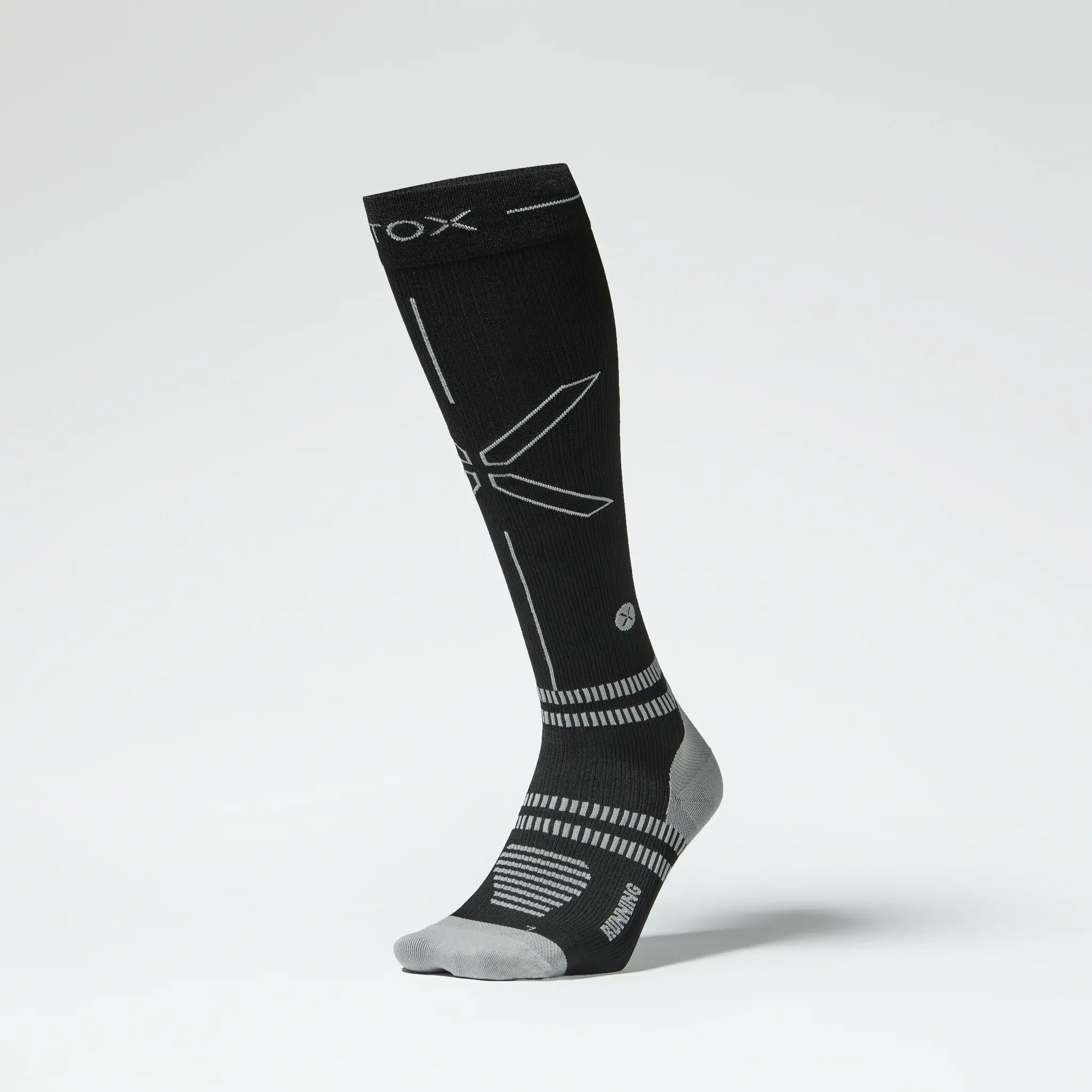 Stox Stox Running Socks Black/Light Grey