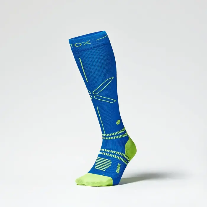 Stox Stox Running Socks Blue/Yellow M3