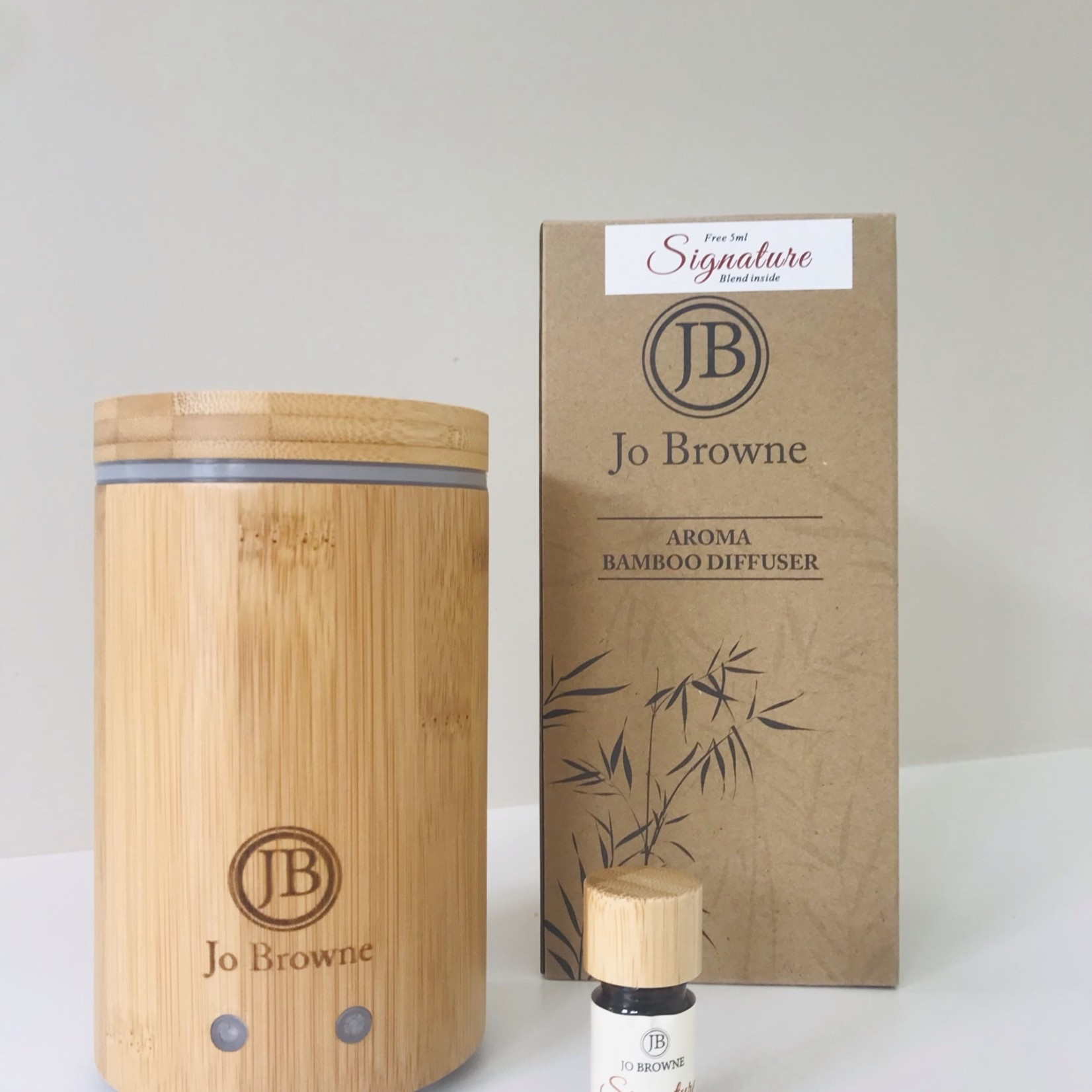Jo Browne Aroma verspreider bamboe - 160 ml, met de hand gemaakt