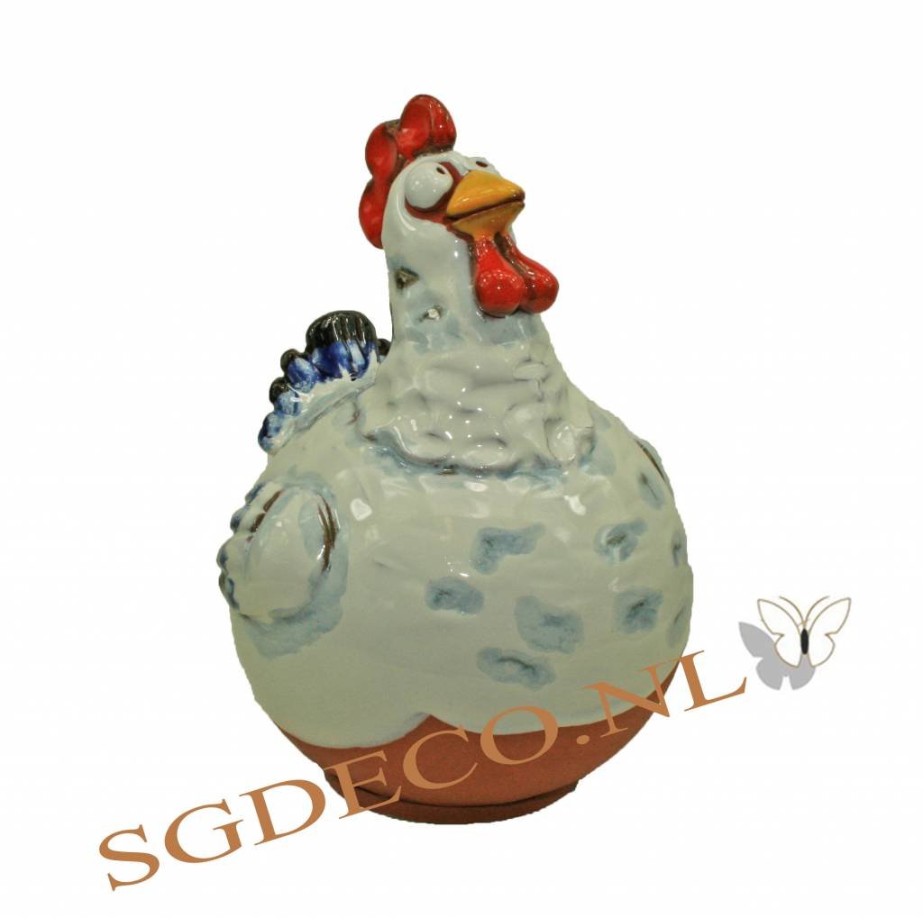 Commotie Romantiek Springplank Keramische tuinbollen | de leukste kippen voor buiten & binnen - SGDeco