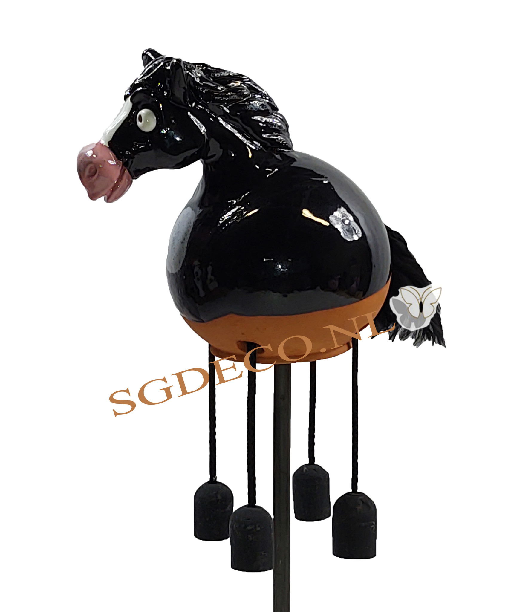 | de leukste zwart paard voor buiten & binnen SGDeco