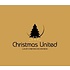 Goude kerstkrans van 50cm doorsnede met 800 led-lampjes van Christmas United