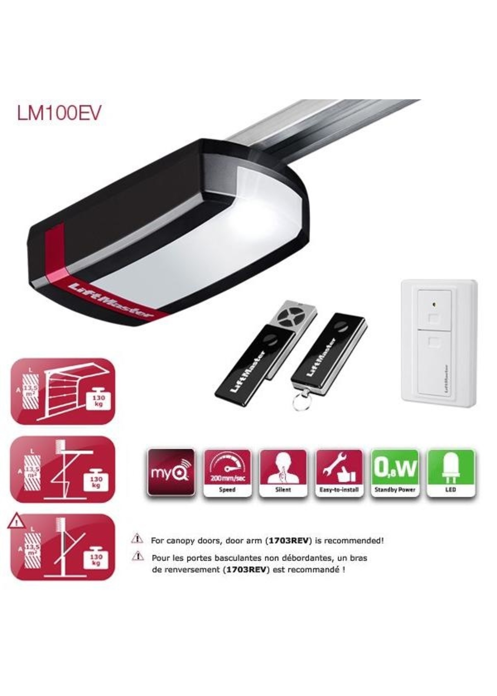 Liftmaster LM100EV Liftmaster garagepoortopener