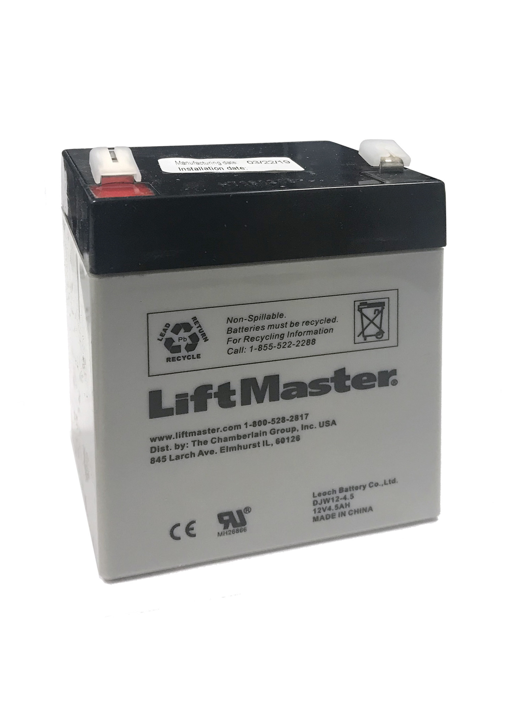 Liftmaster 485EU batterie de secours pour LM3800A