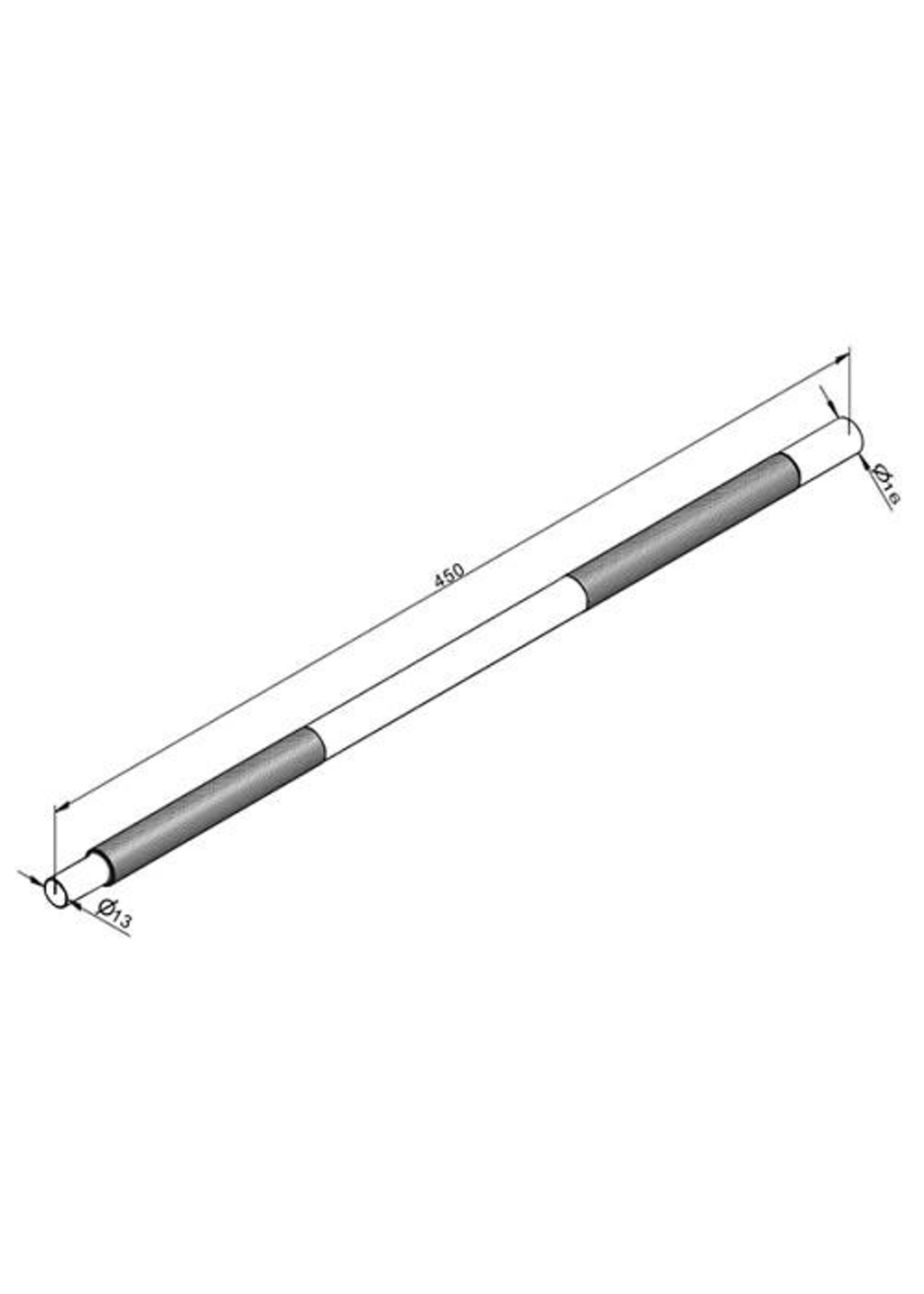 Deltadoors Barre de tension 13 en 16 mm (2 pièces)