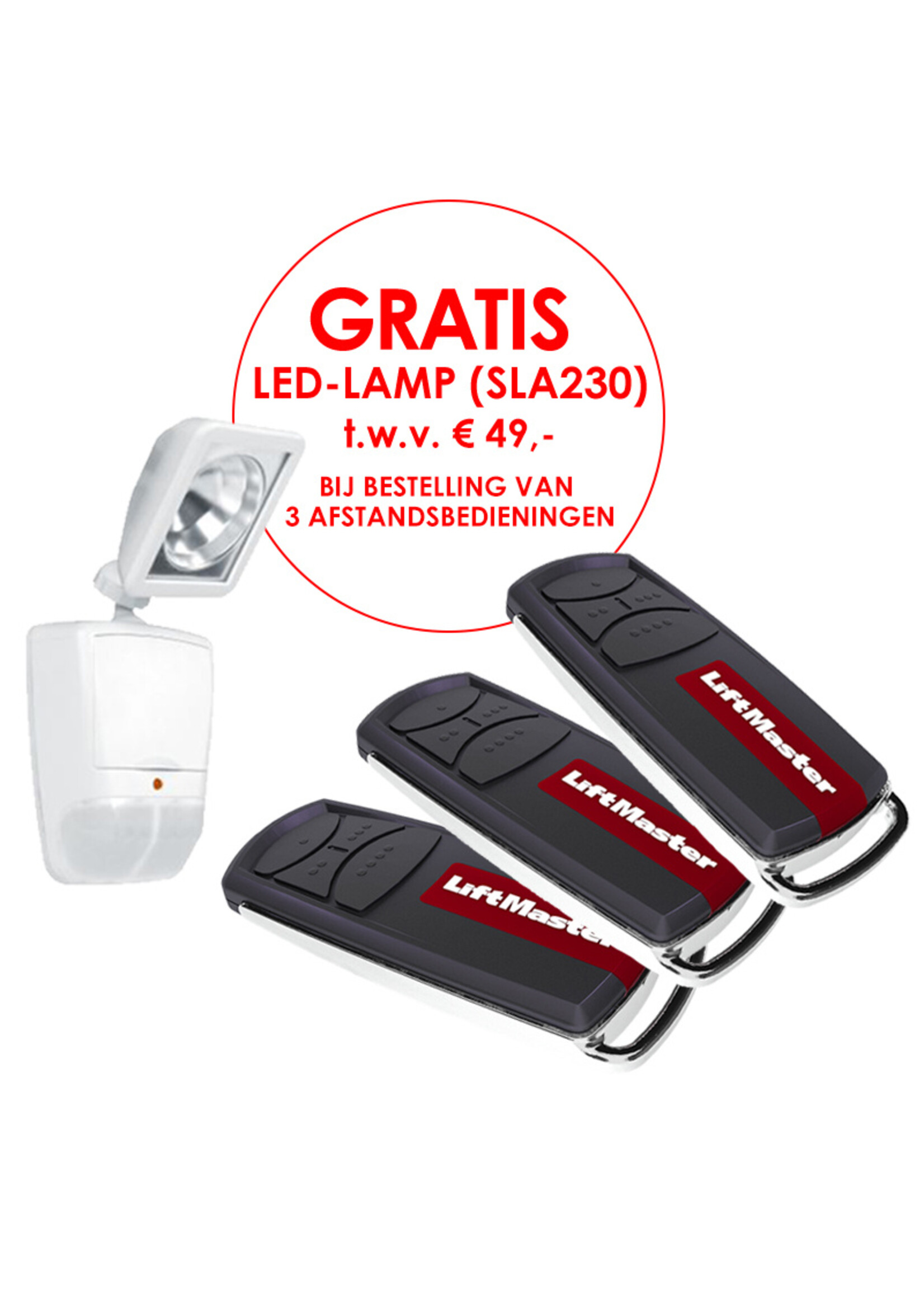 Liftmaster TX4UNIF Émetteur portatif universel 433 MHz