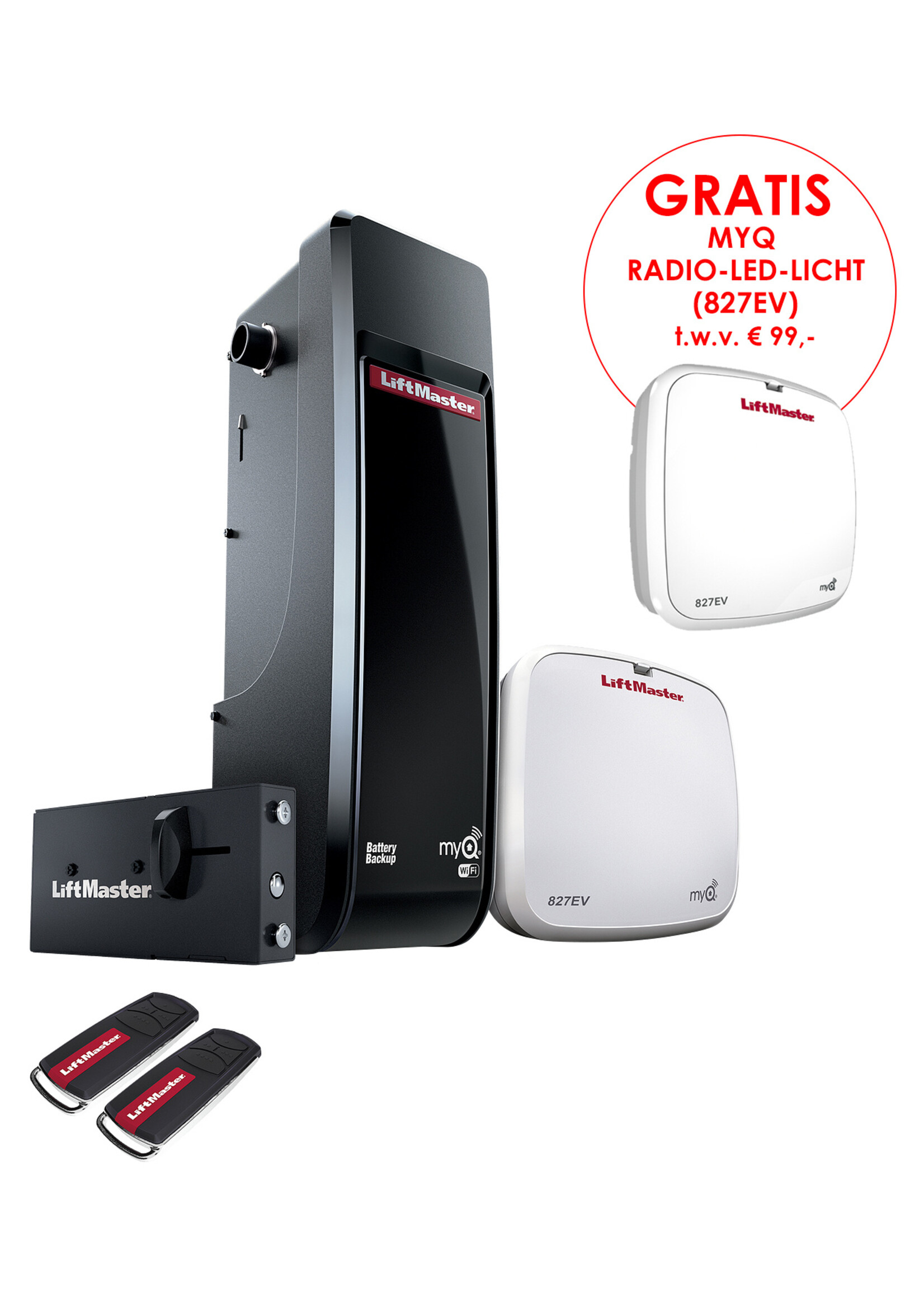 Liftmaster LM3800W Liftmaster Opsteekmotor voor garagepoort