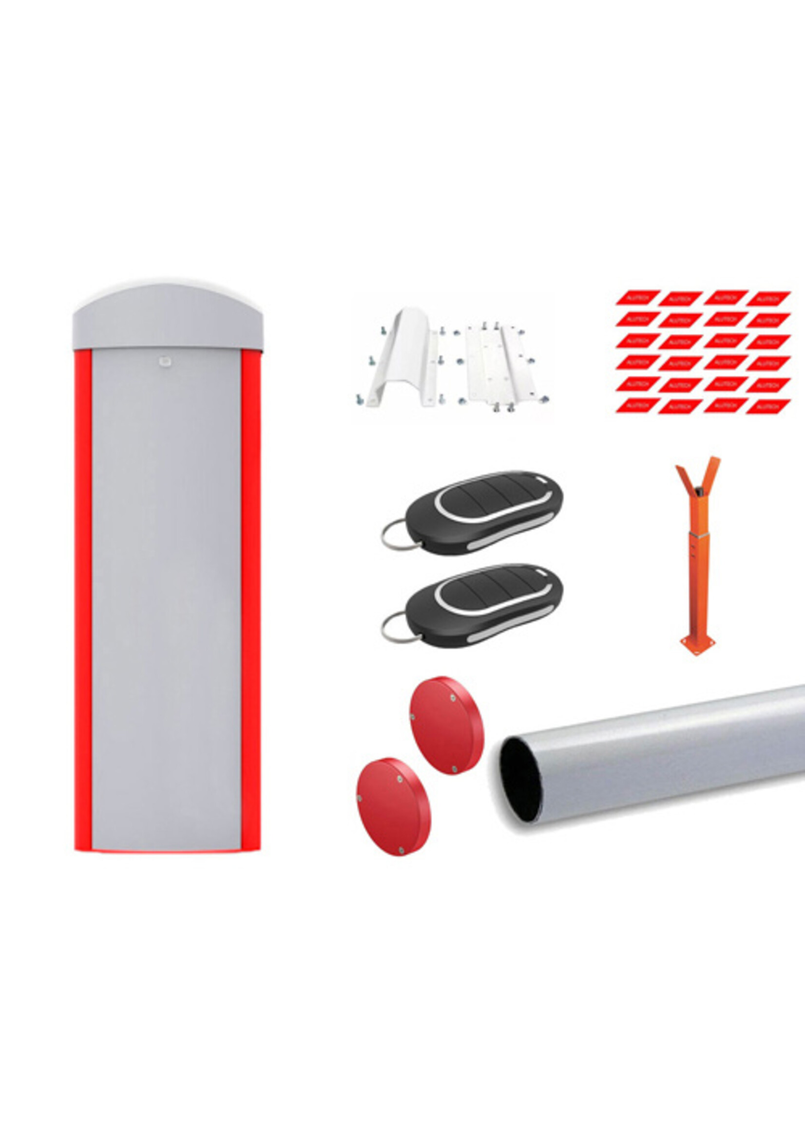 Deltadoors Installation de barrière BV-5 avec flèche ronde de 6 mètres