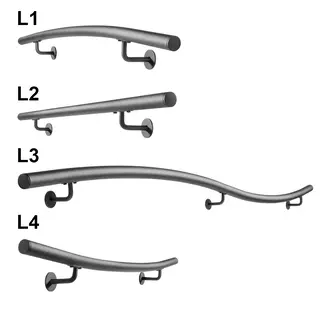 Gebogen Trapleuningset Rond