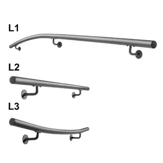 Gebogen Trapleuningset Rond