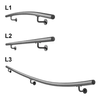 Gebogen Trapleuningset Rond