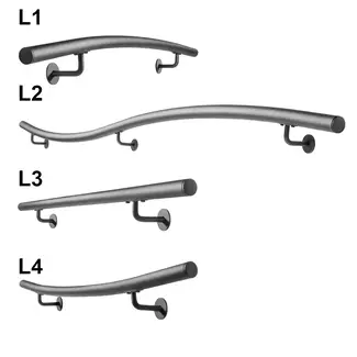 Gebogen Trapleuningset Rond