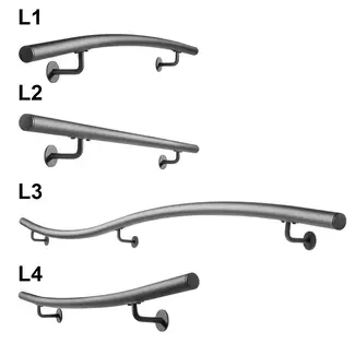 Gebogen Trapleuningset Rond